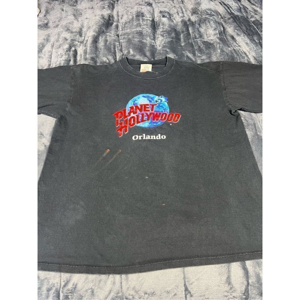 Vintage Y2K‎ Planet Hollywood men’s black size L